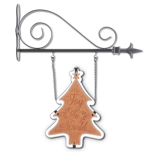 11.5 Inch Dark Metal & Leather Joy To The World Tree Arrow Replacement