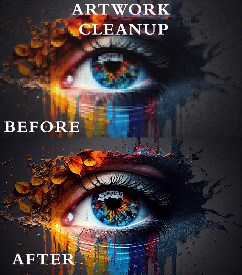 Artwork Cleanup - $35.00 per Image