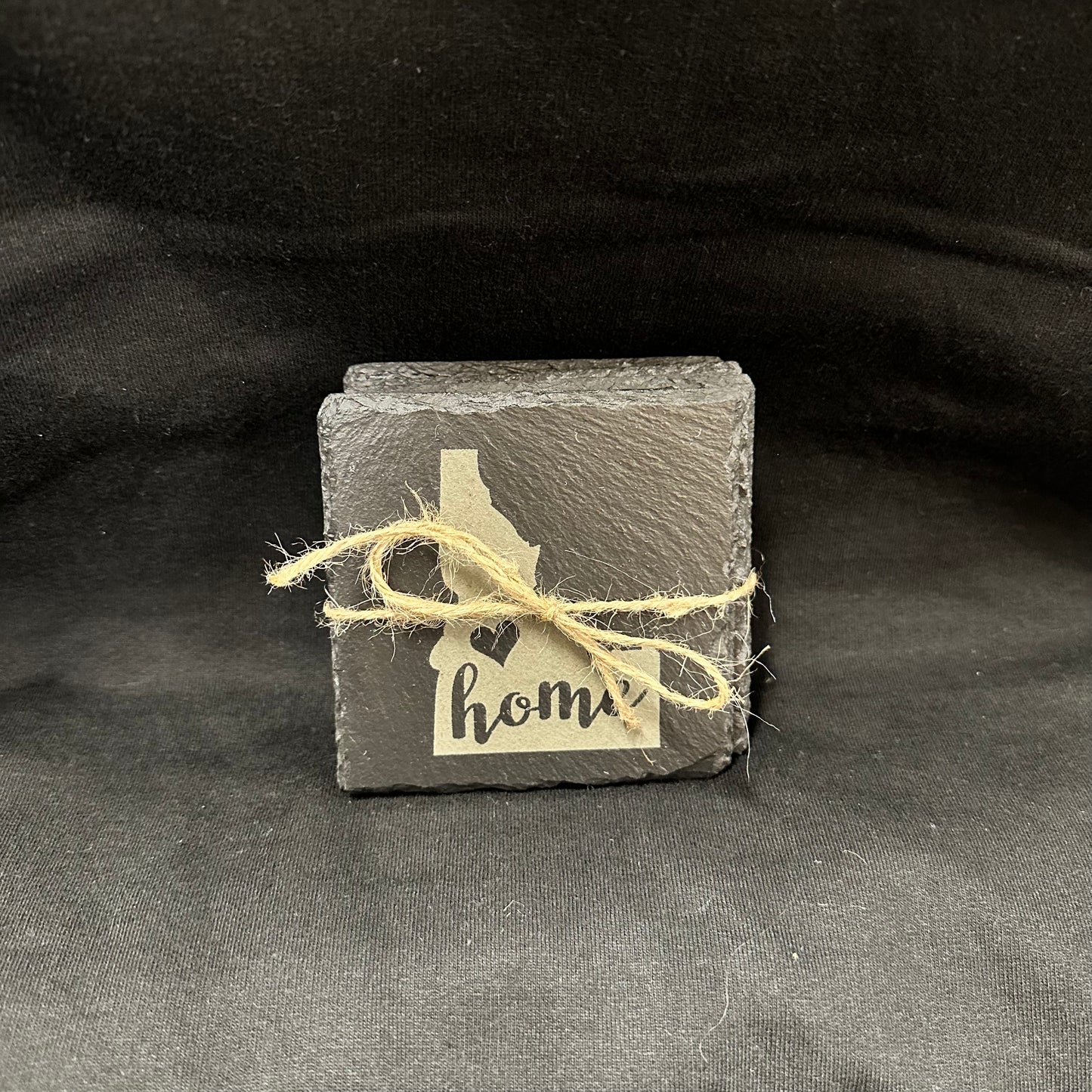 Idaho Home <3 - Slate Coaster Set - 4 Pieces