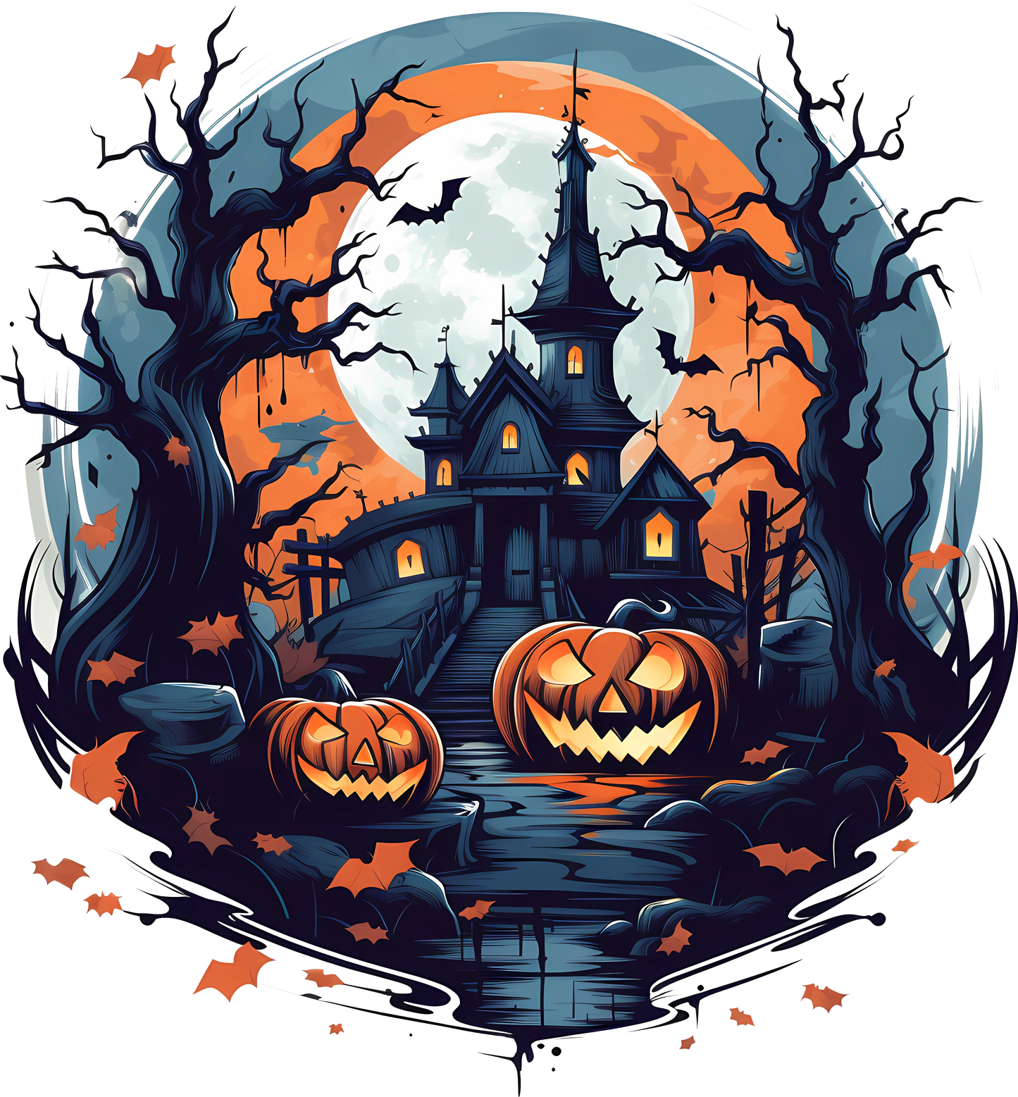 Ready to Press Singles - Halloween Pumpkins Ten