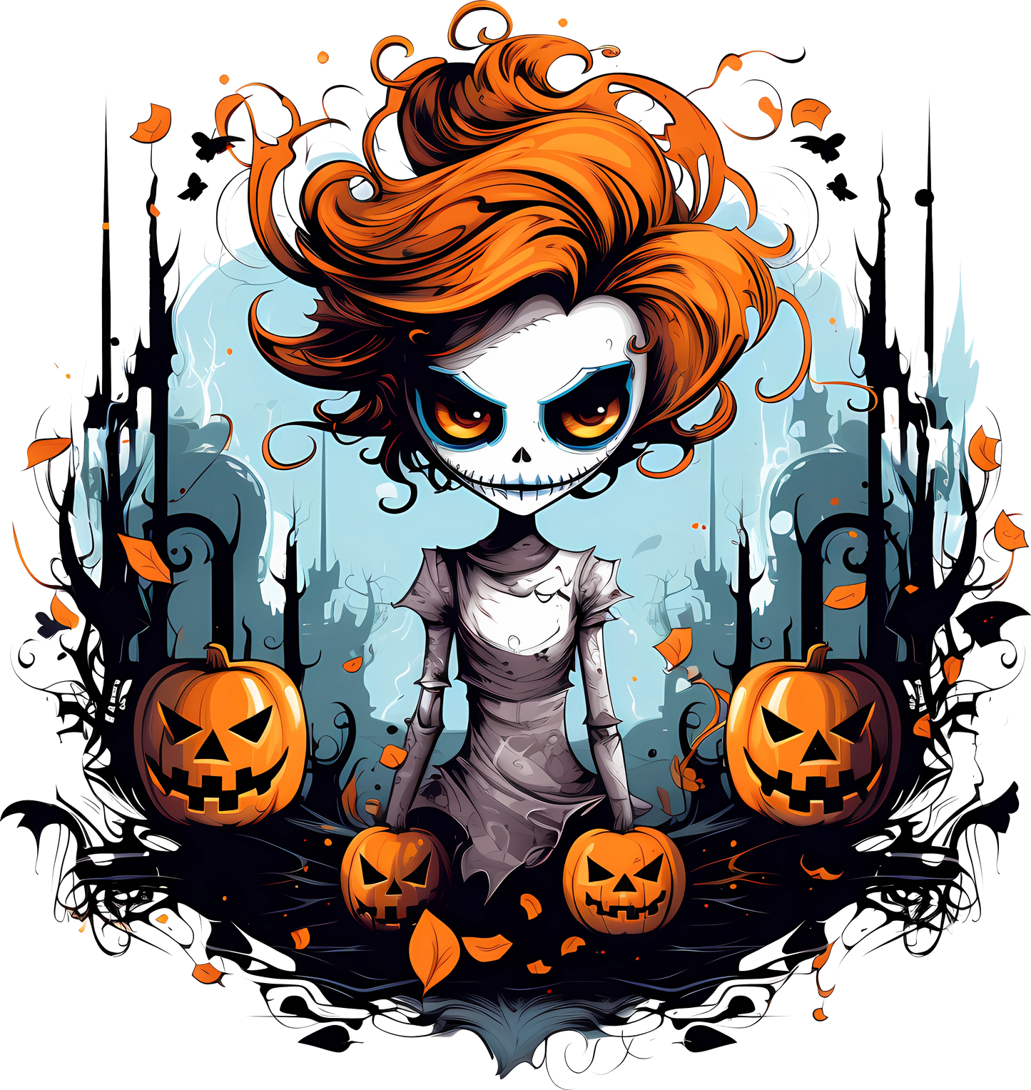 Ready to Press Singles - Halloween Pumpkins Eleven