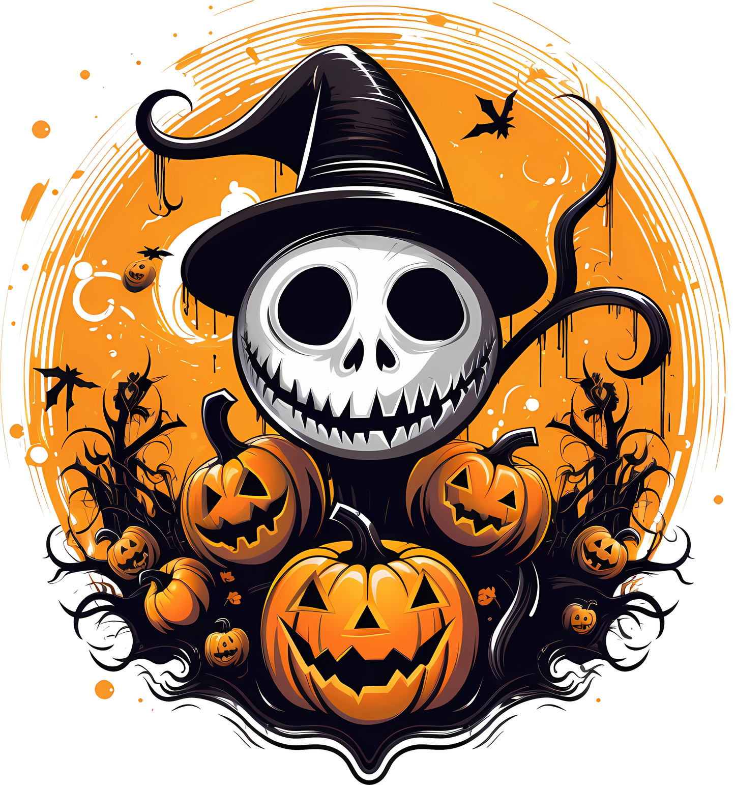Ready to Press Singles - Halloween Pumpkins Twelve