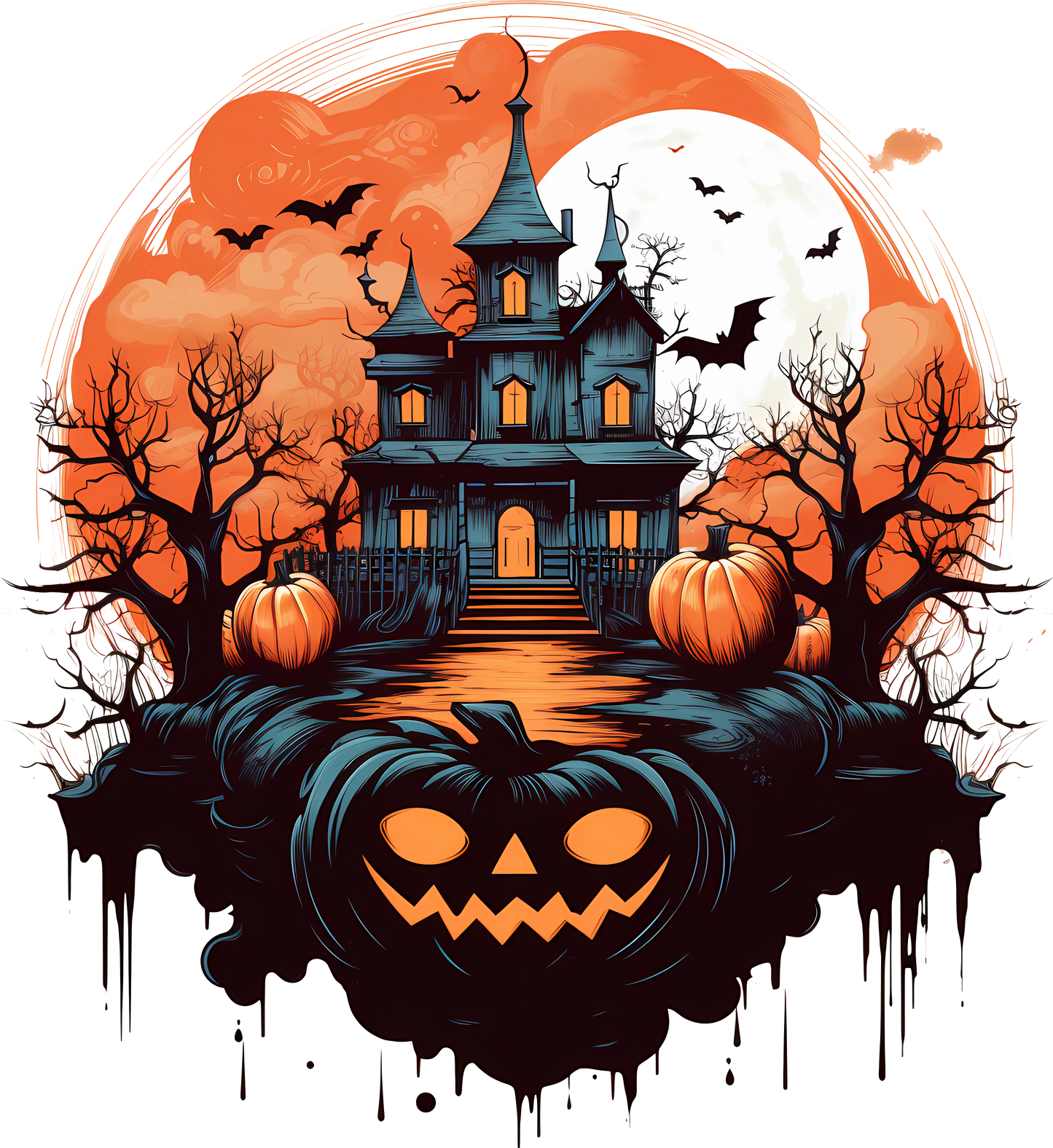 Ready to Press Singles - Halloween Pumpkins Fifteen