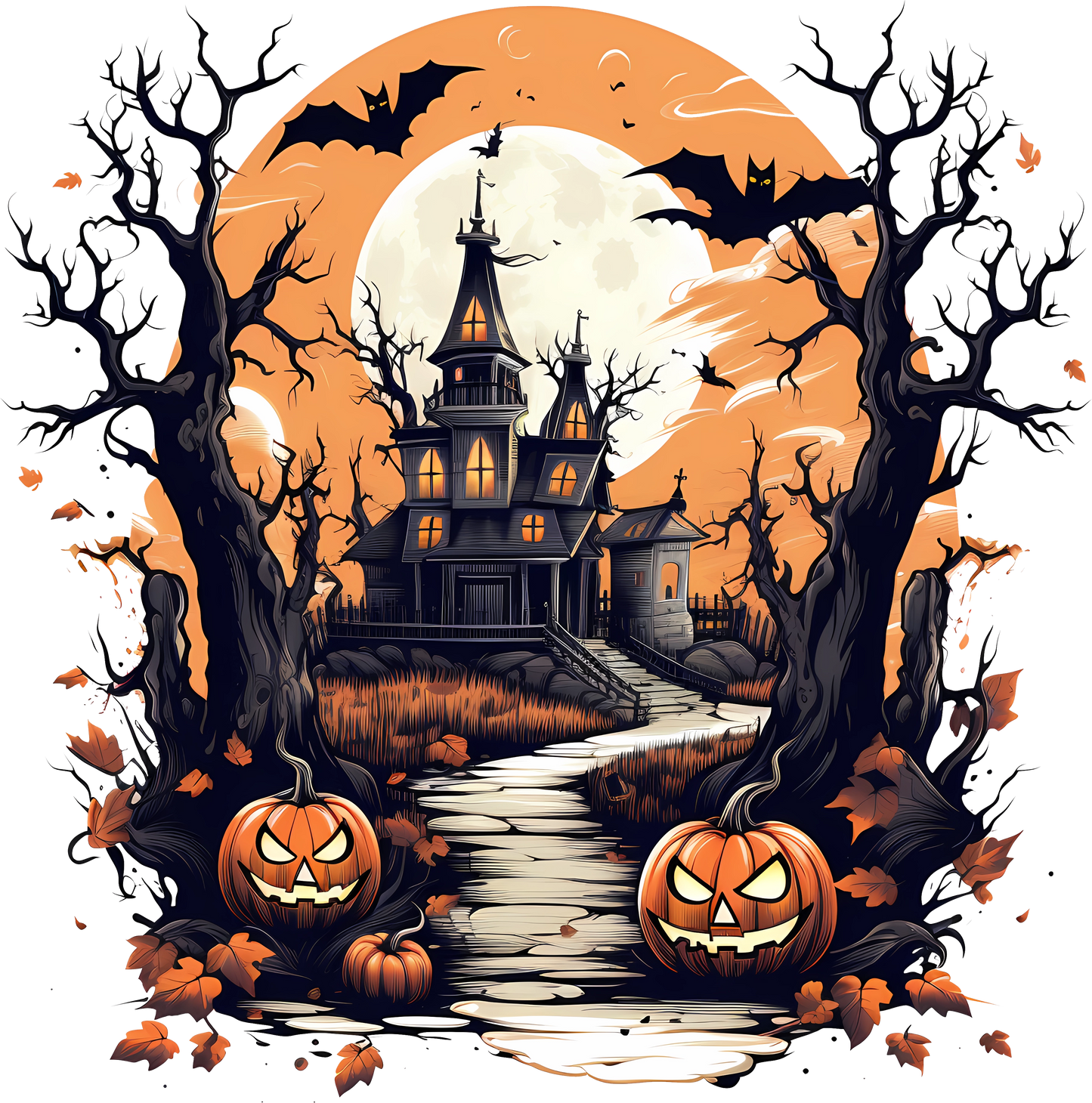 Ready to Press Singles - Halloween Pumpkins Eighteen