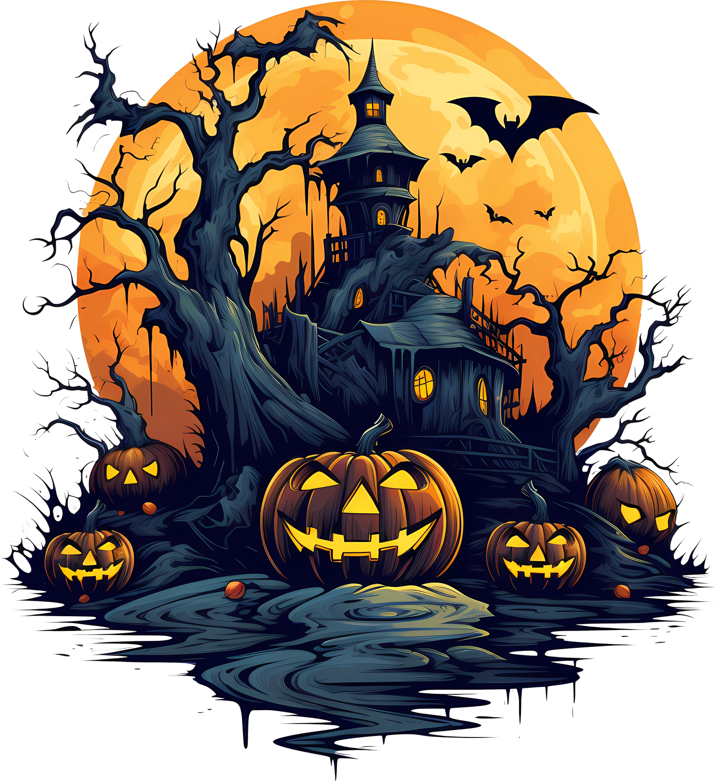 Ready to Press Singles - Halloween Pumpkins Twenty