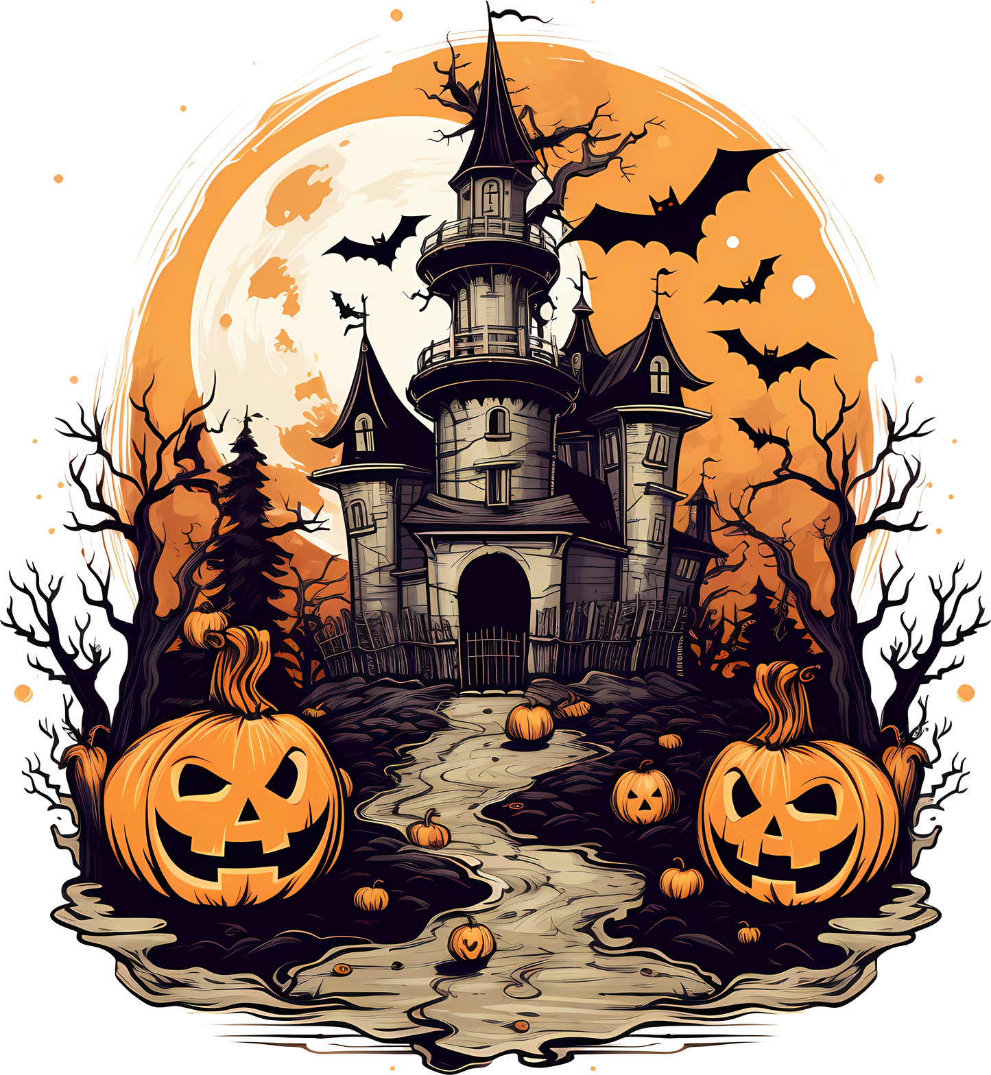 Ready to Press Singles - Halloween Pumpkins Six