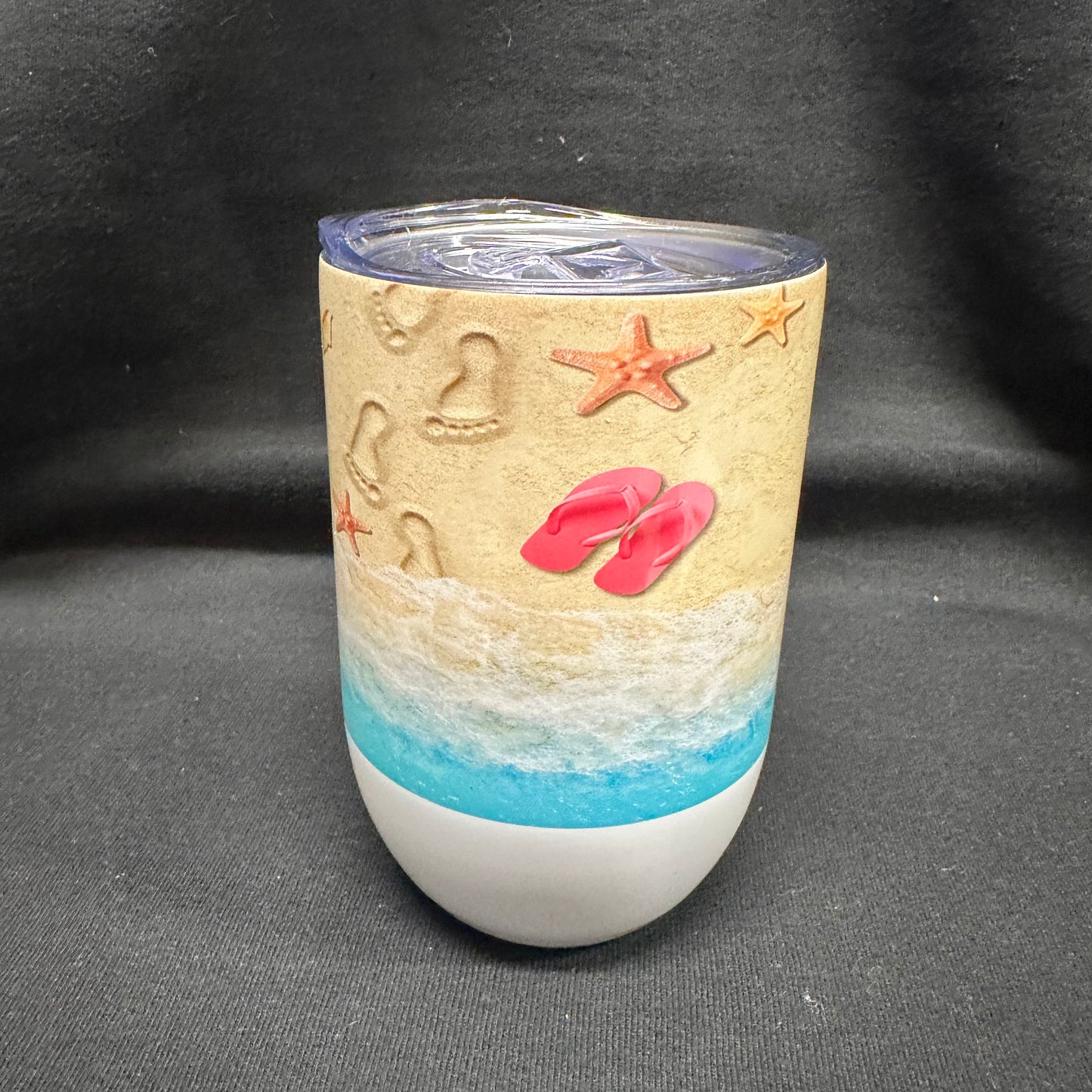 12 oz Wine Tumbler - Beach Vibes!