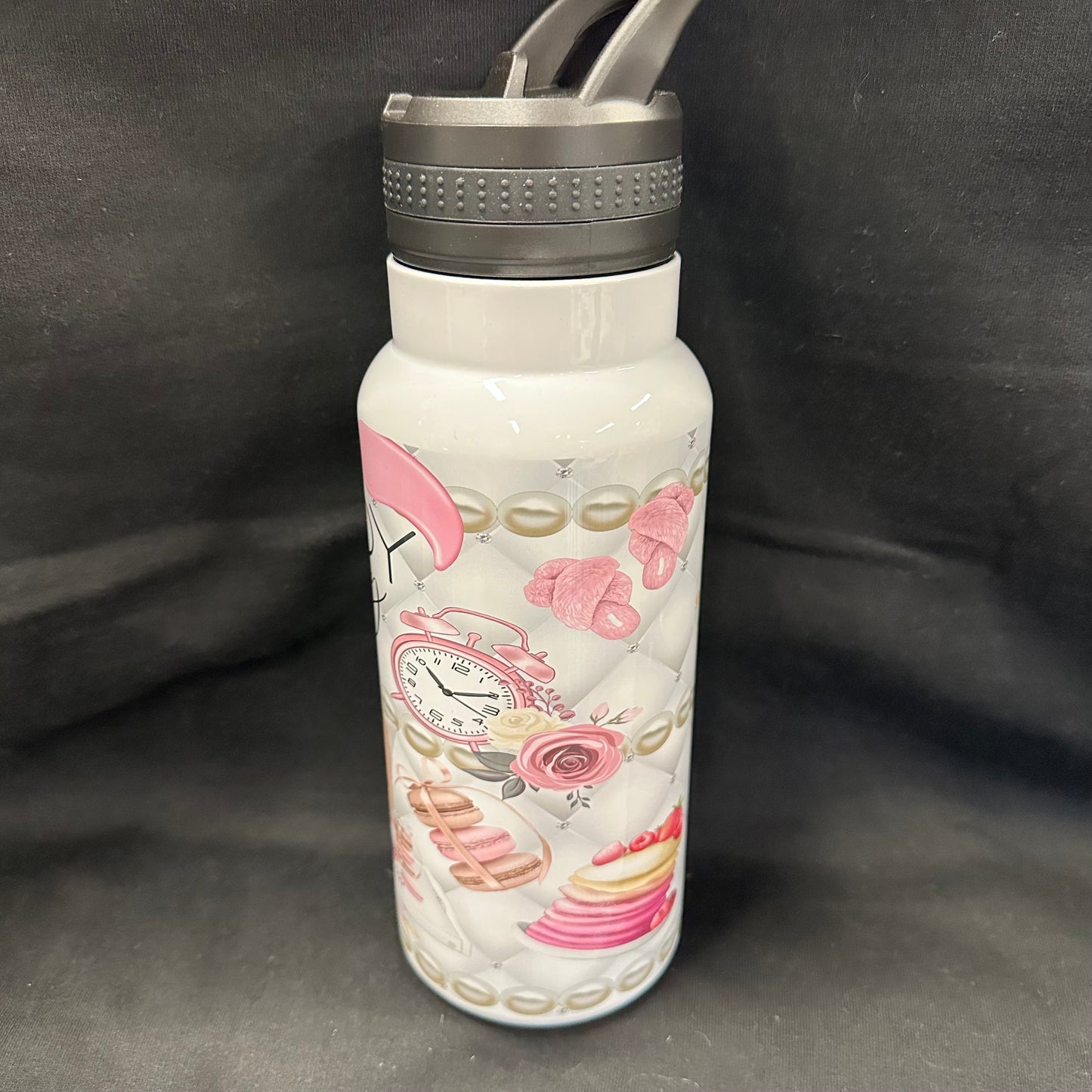32 oz Water Bottle - Enjoy Today Brunette