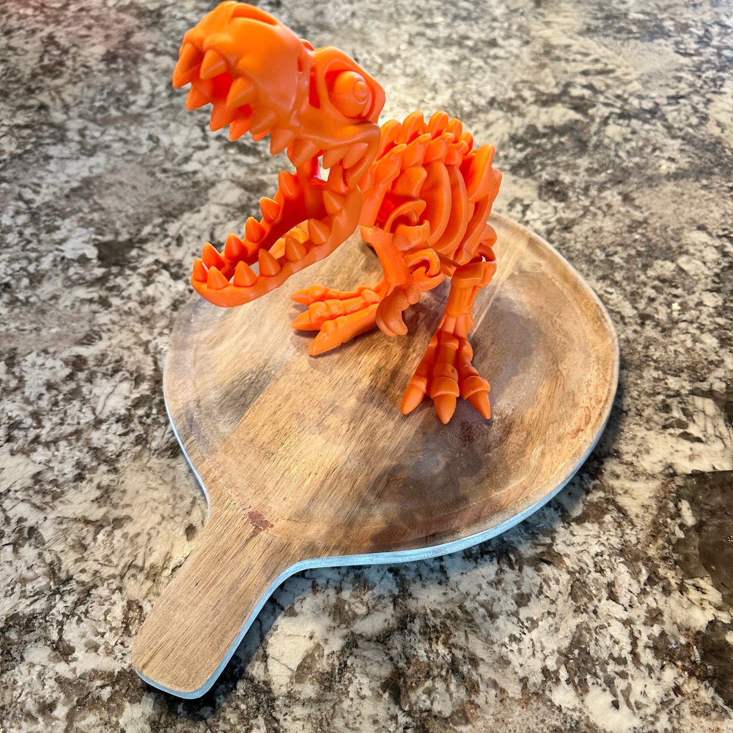 3D Printed Dinosaur - Flexible Articulated Dinosaur