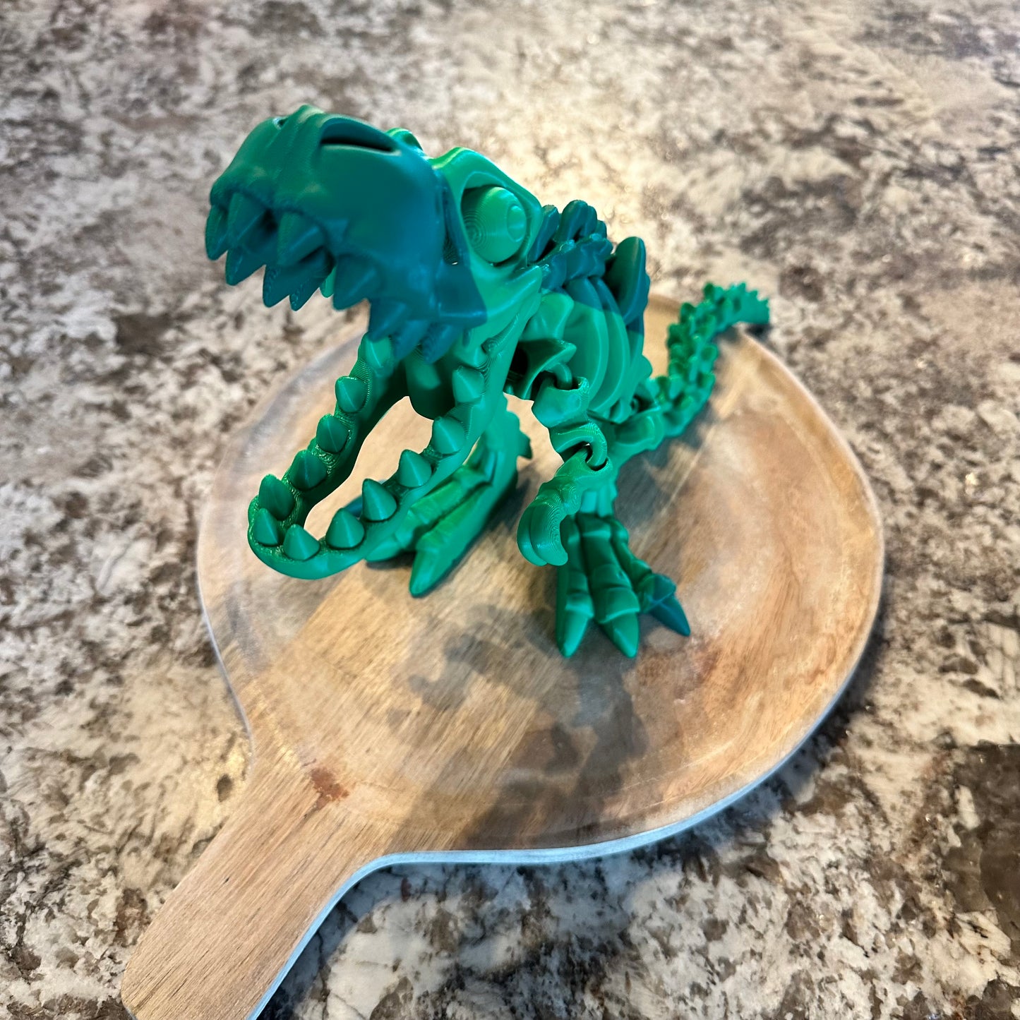 3D Printed Dinosaur - Flexible Articulated Dinosaur