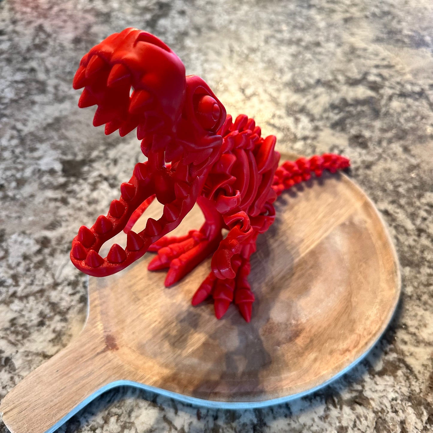 3D Printed Dinosaur - Flexible Articulated Dinosaur