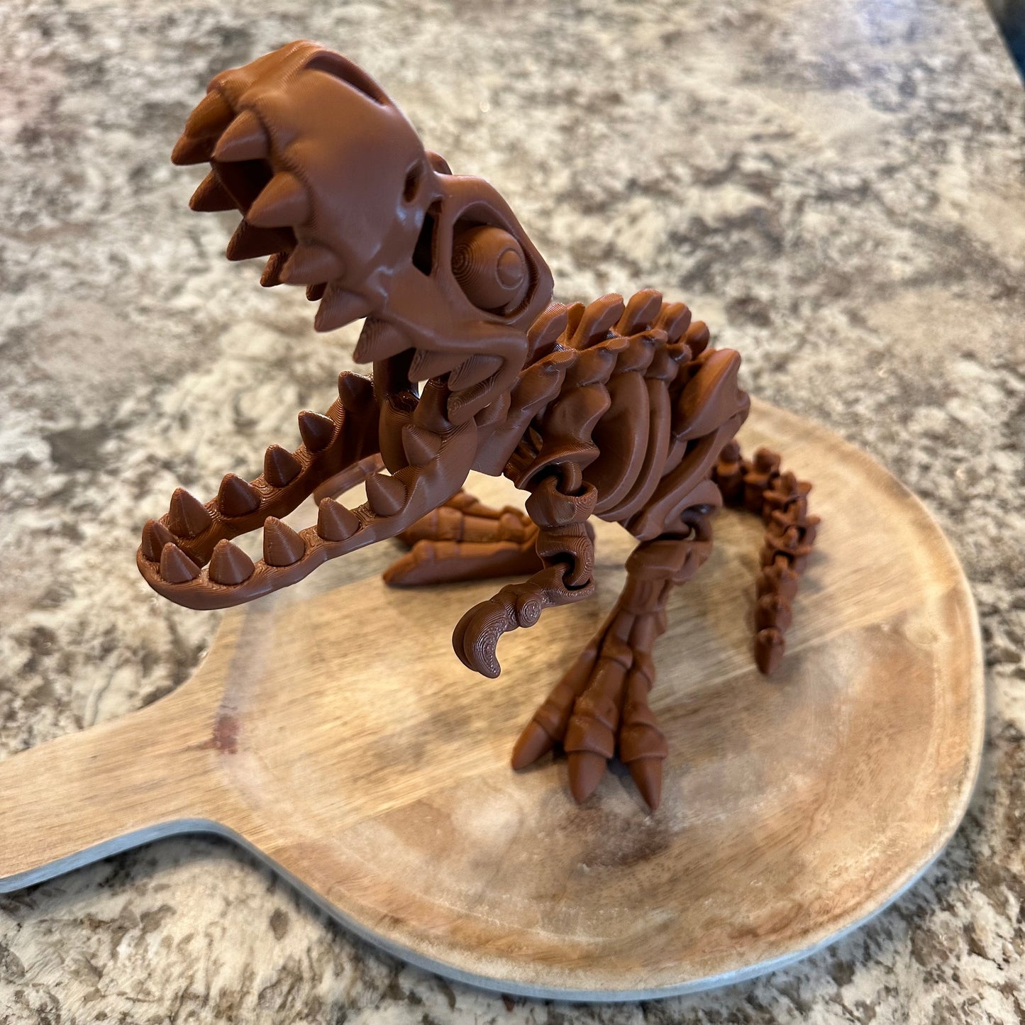 3D Printed Dinosaur - Flexible Articulated Dinosaur