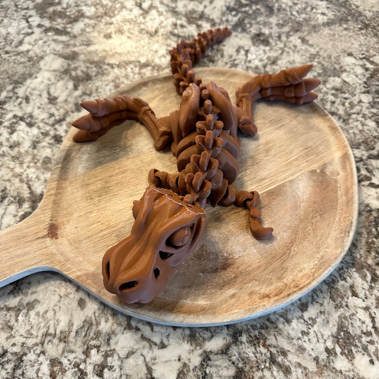 3D Printed Dinosaur - Flexible Articulated Dinosaur