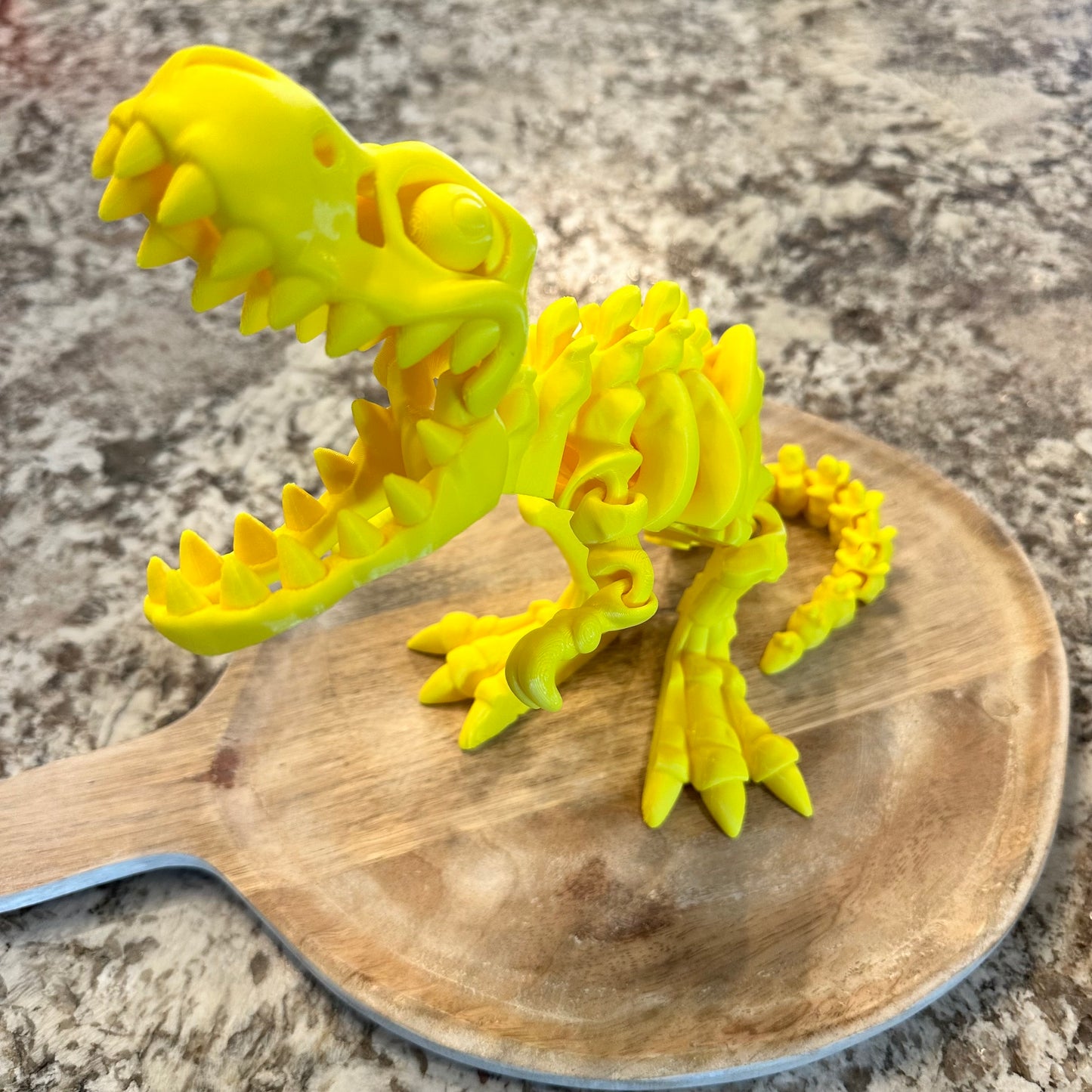 3D Printed Dinosaur - Flexible Articulated Dinosaur