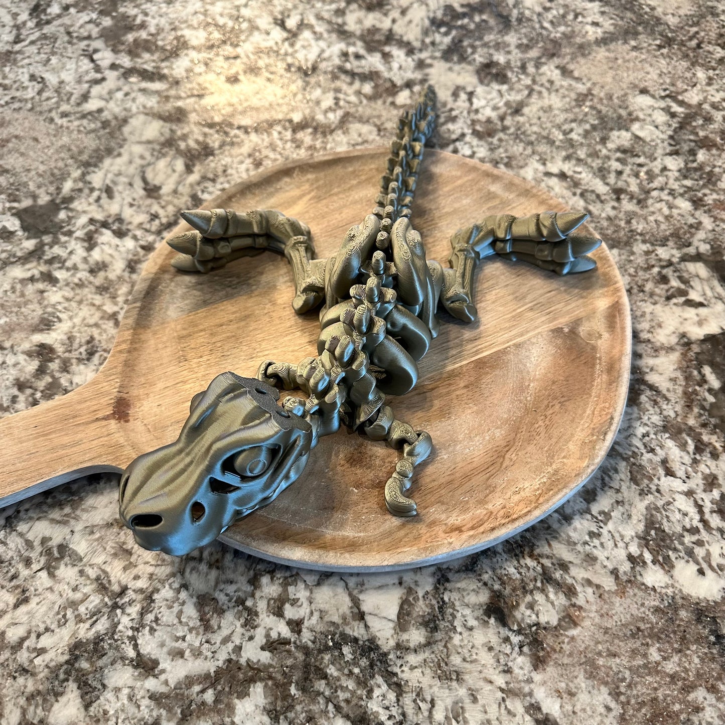 3D Printed Dinosaur - Flexible Articulated Dinosaur