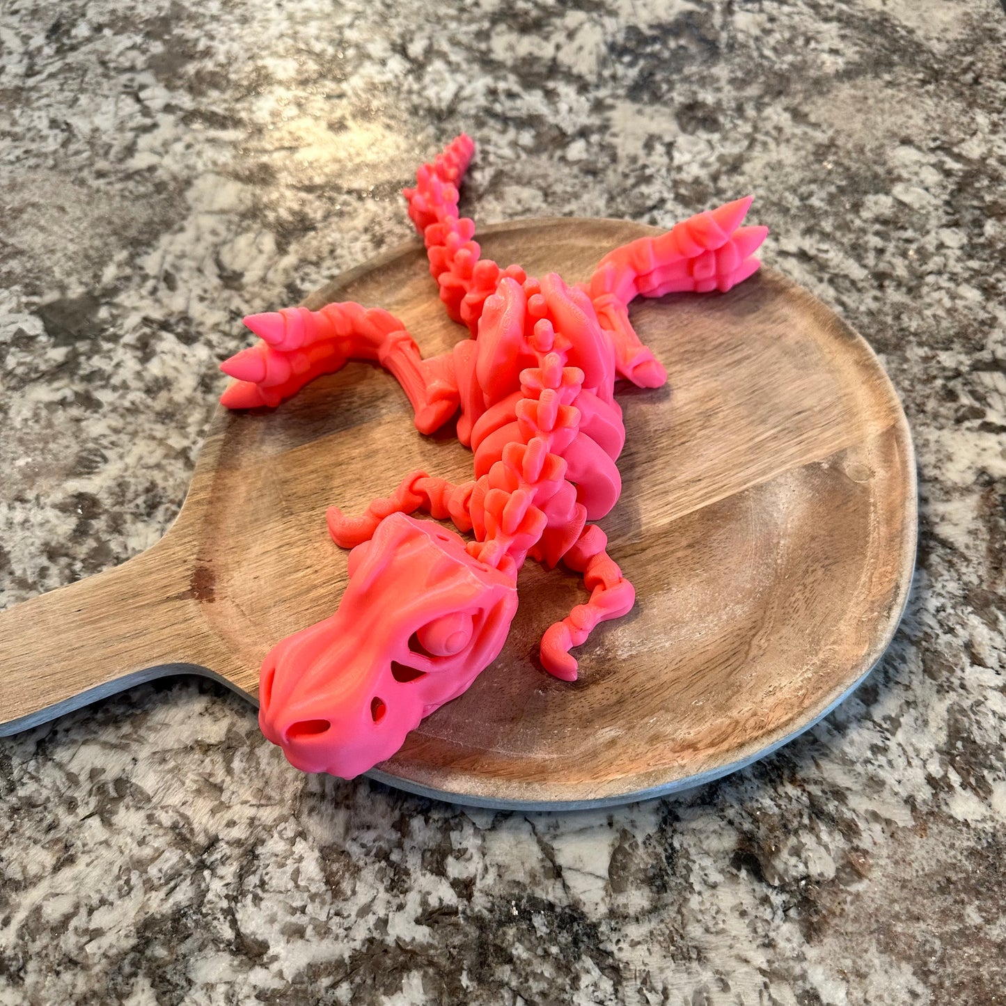 3D Printed Dinosaur - Flexible Articulated Dinosaur