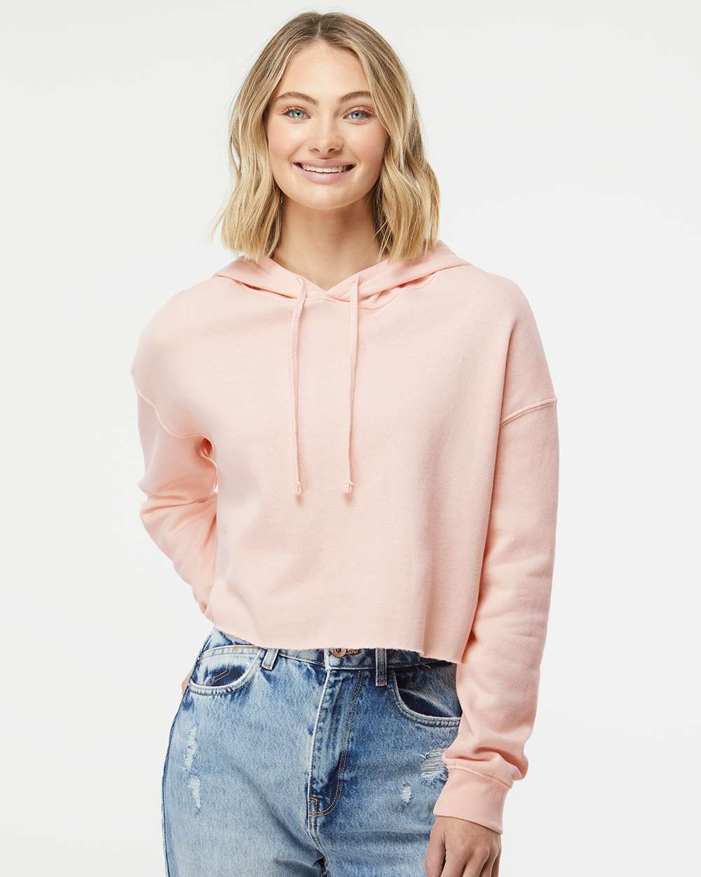 Independent Trading Co. - Women’s Lightweight Crop Hooded Sweatshirt