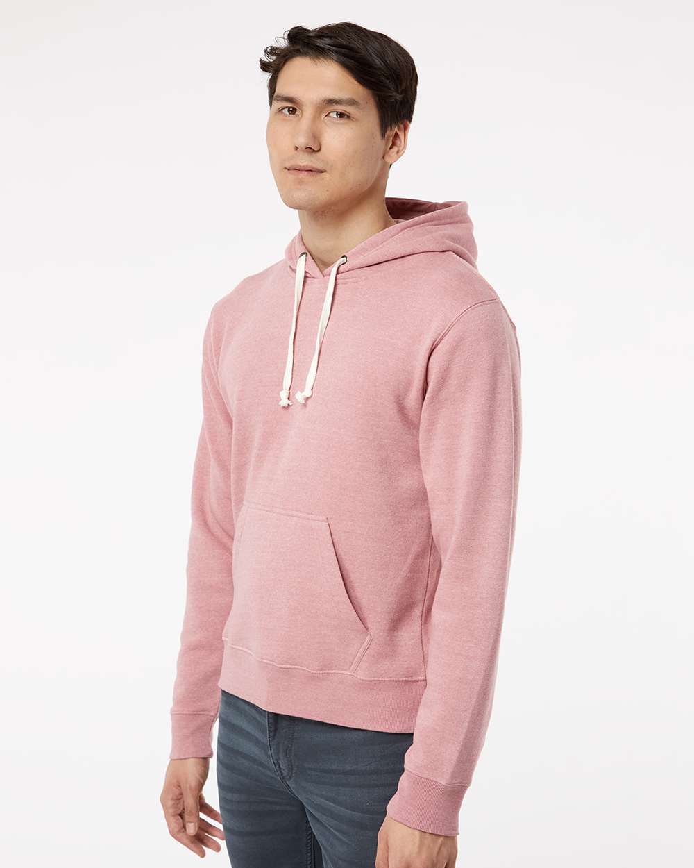 J. America - Triblend Fleece Hooded Sweatshirt
