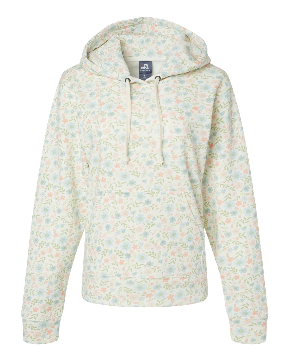 J. America - Triblend Fleece Hooded Sweatshirt