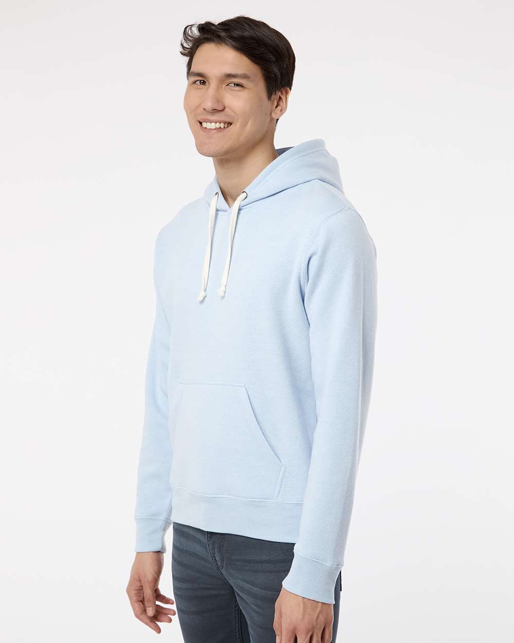 J. America - Triblend Fleece Hooded Sweatshirt