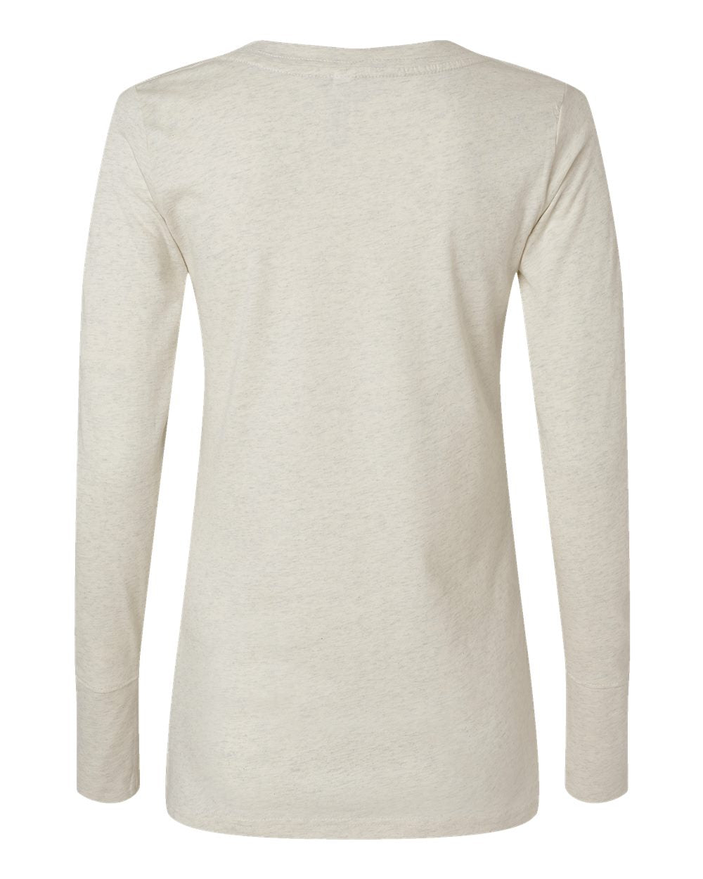 Women's Fine Jersey Lace-Up Long Sleeve T-Shirt