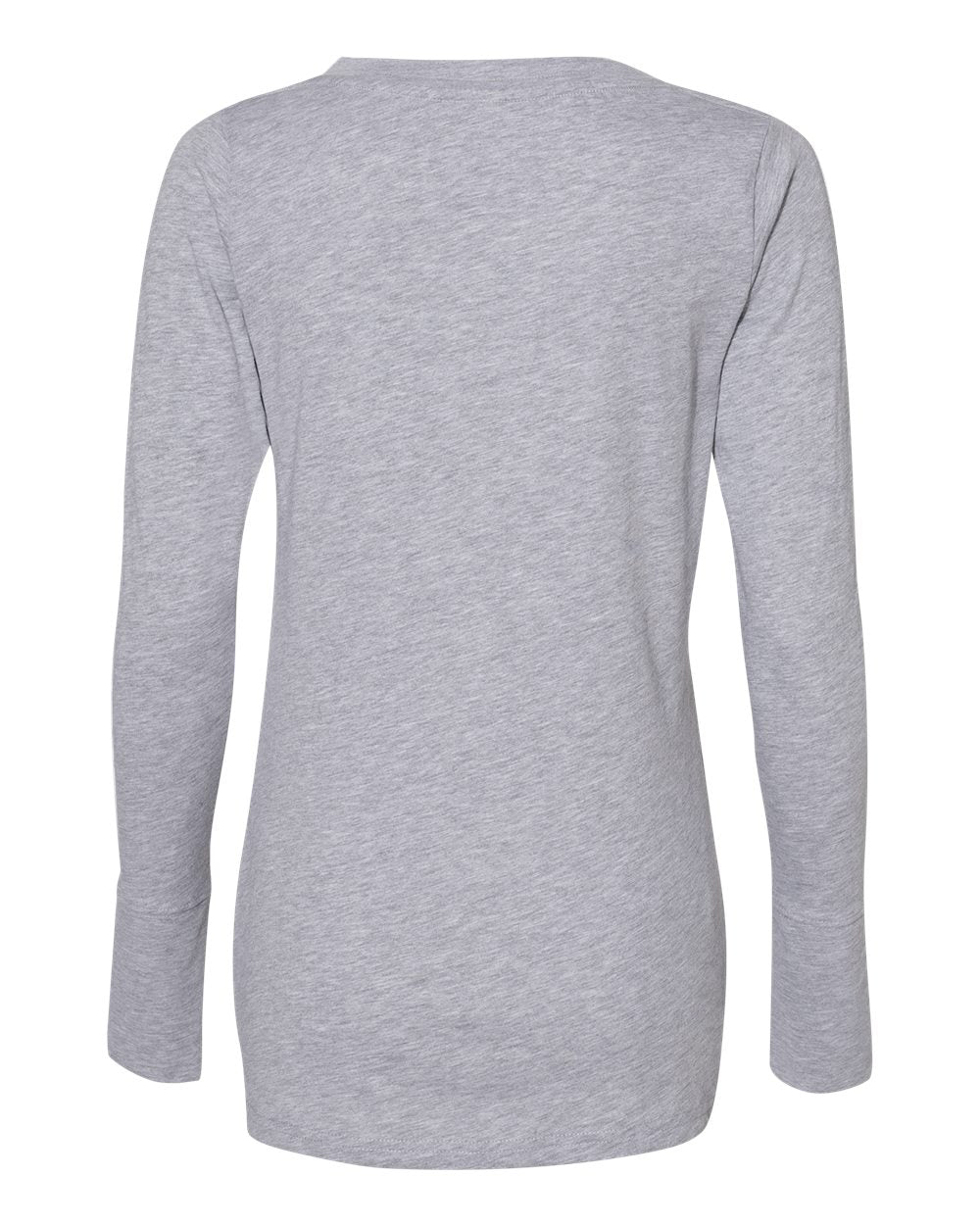 Women's Fine Jersey Lace-Up Long Sleeve T-Shirt
