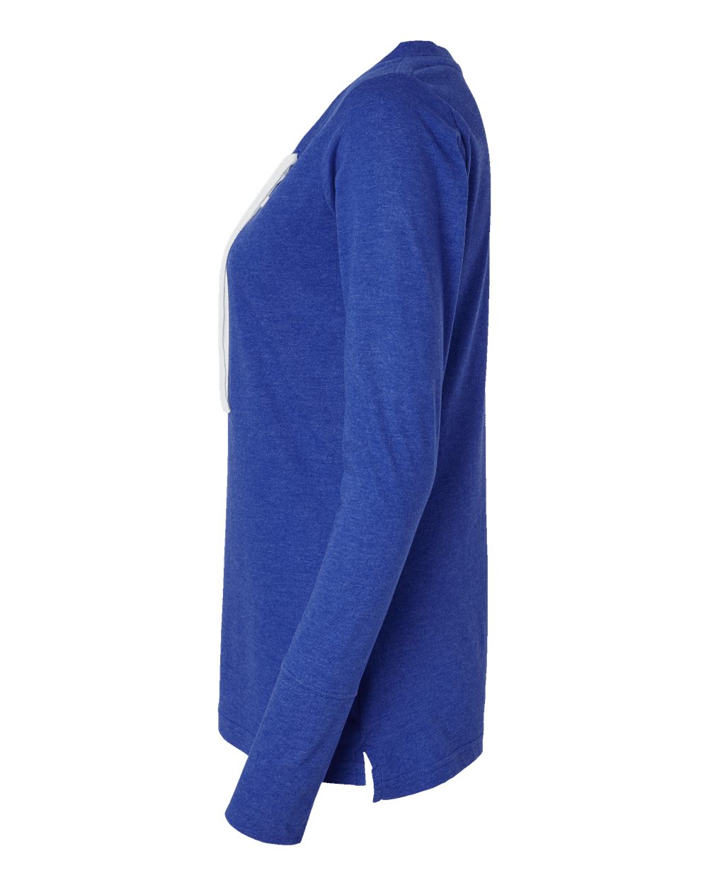 Women's Fine Jersey Lace-Up Long Sleeve T-Shirt