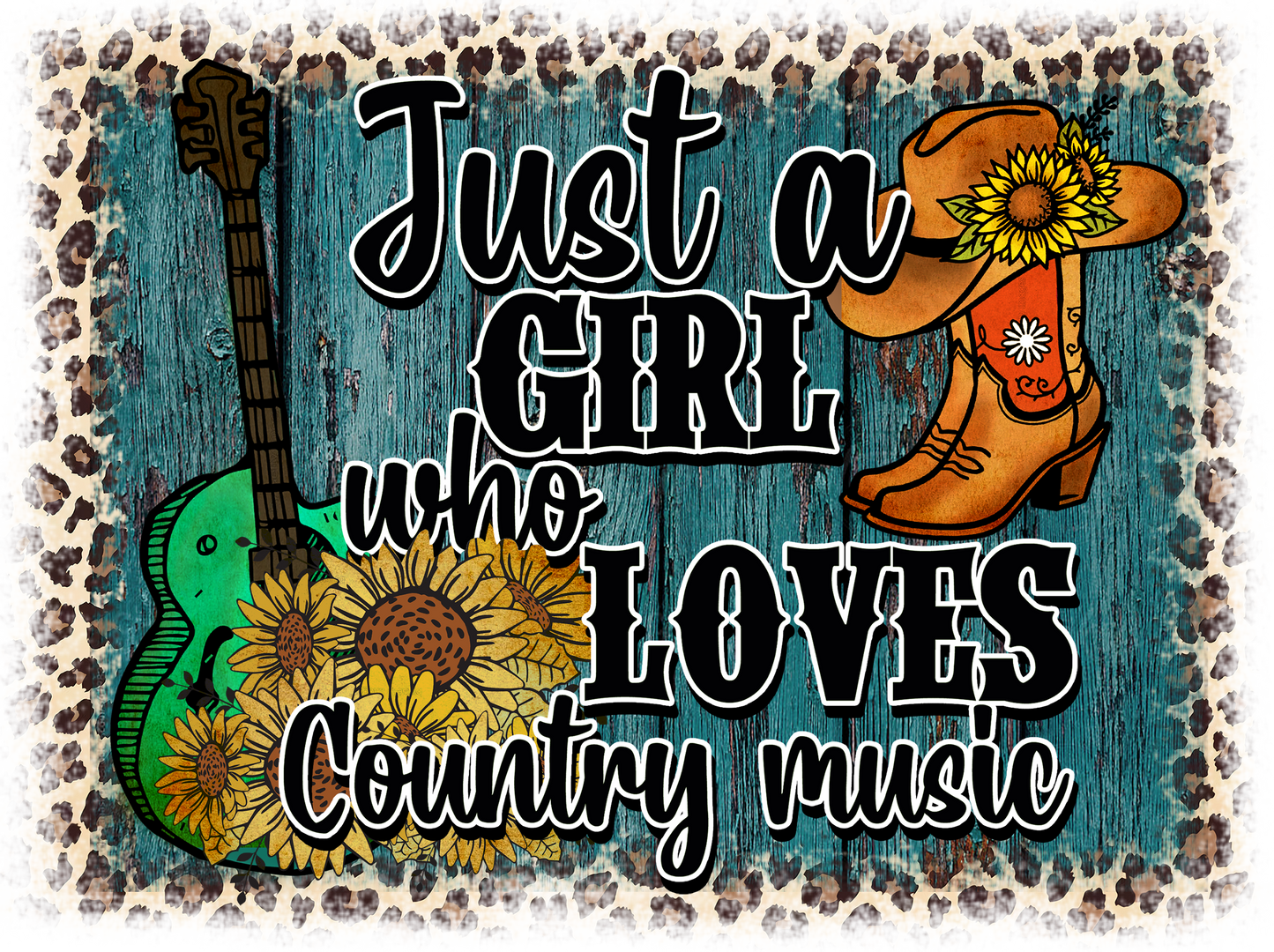 Ready to Press Singles - Country Girl - Just a Girl Who Loves Country Music
