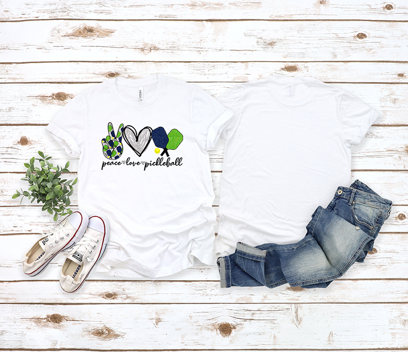 T-Shirt - Peace Love Pickleball