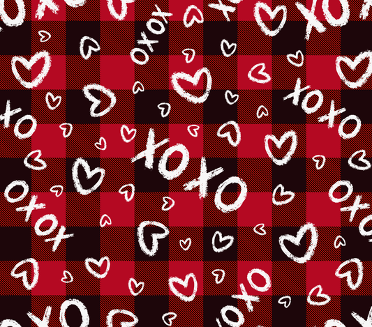 20 oz. Skinny Tumbler - XOXO Plaid