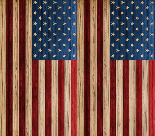 20 oz Skinny Tumbler - Old American Flag