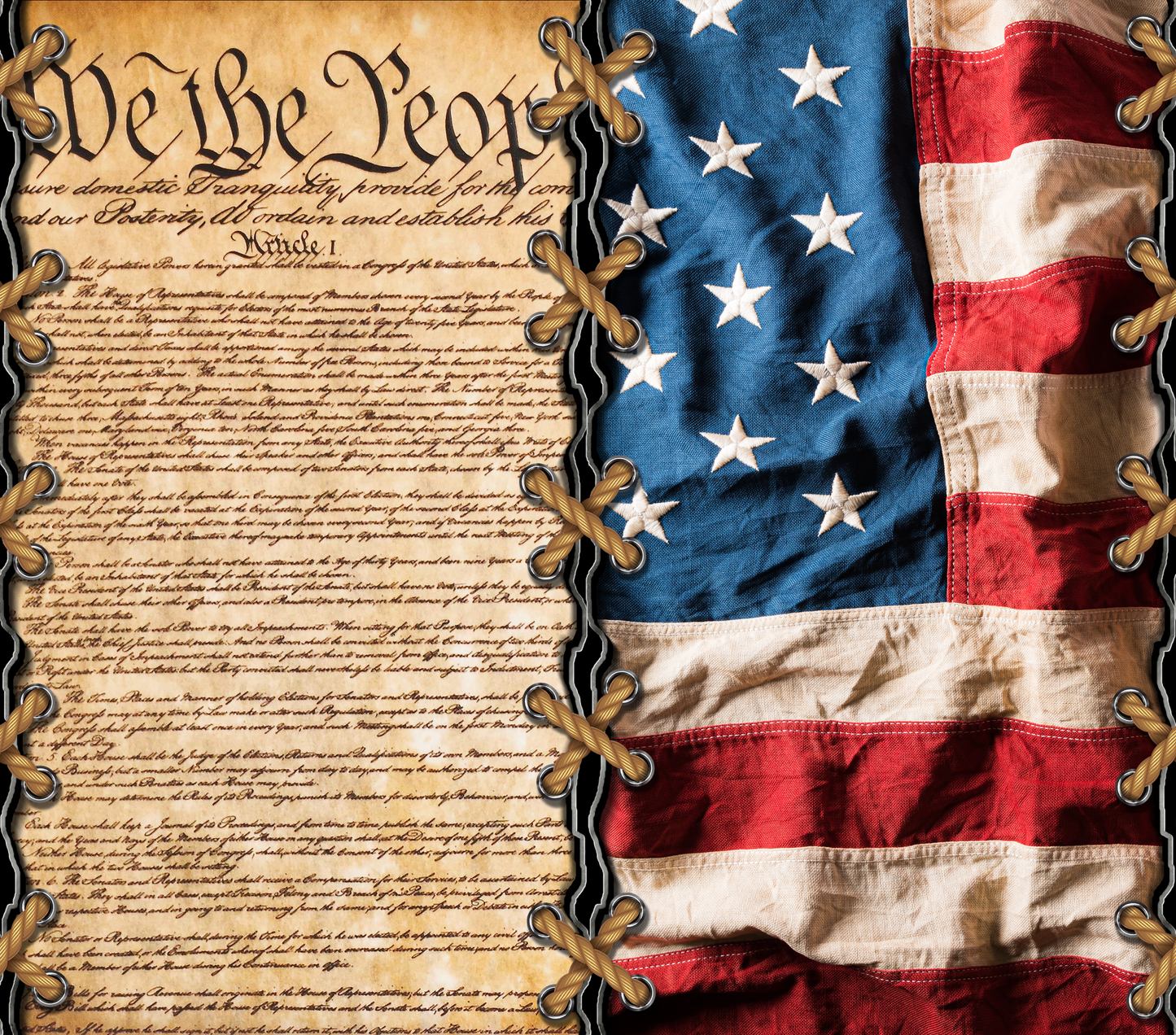 20 oz Skinny Tumbler - We the People