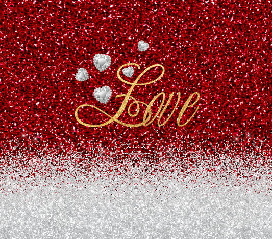 20 oz. Skinny Tumbler - Love & Diamonds