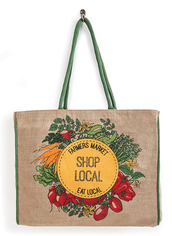 Shop Local Burlup Tote, B-506