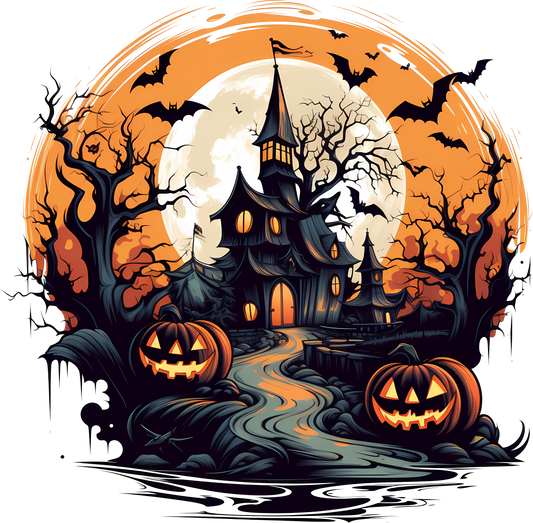 Ready to Press Singles - Halloween Pumpkins Lucky Thirteen