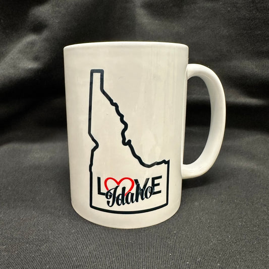 15 oz - Love Idaho- Coffee Mug