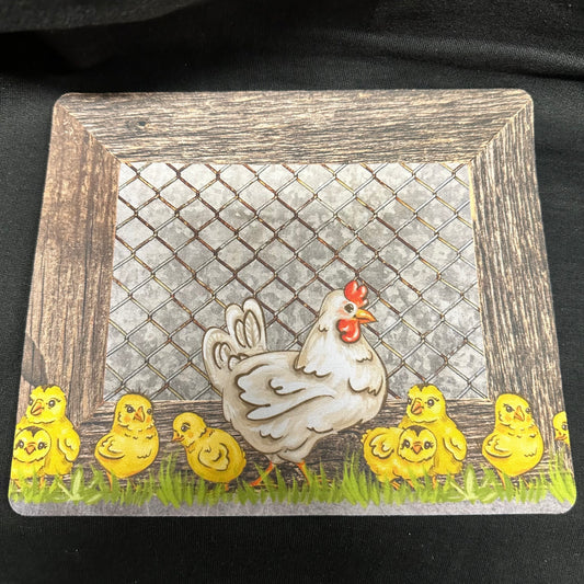 9" x 8" - Chicken & Chics Mouse Pad