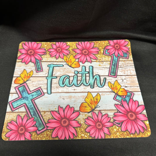 9" x 8" - Faith Mouse Pad