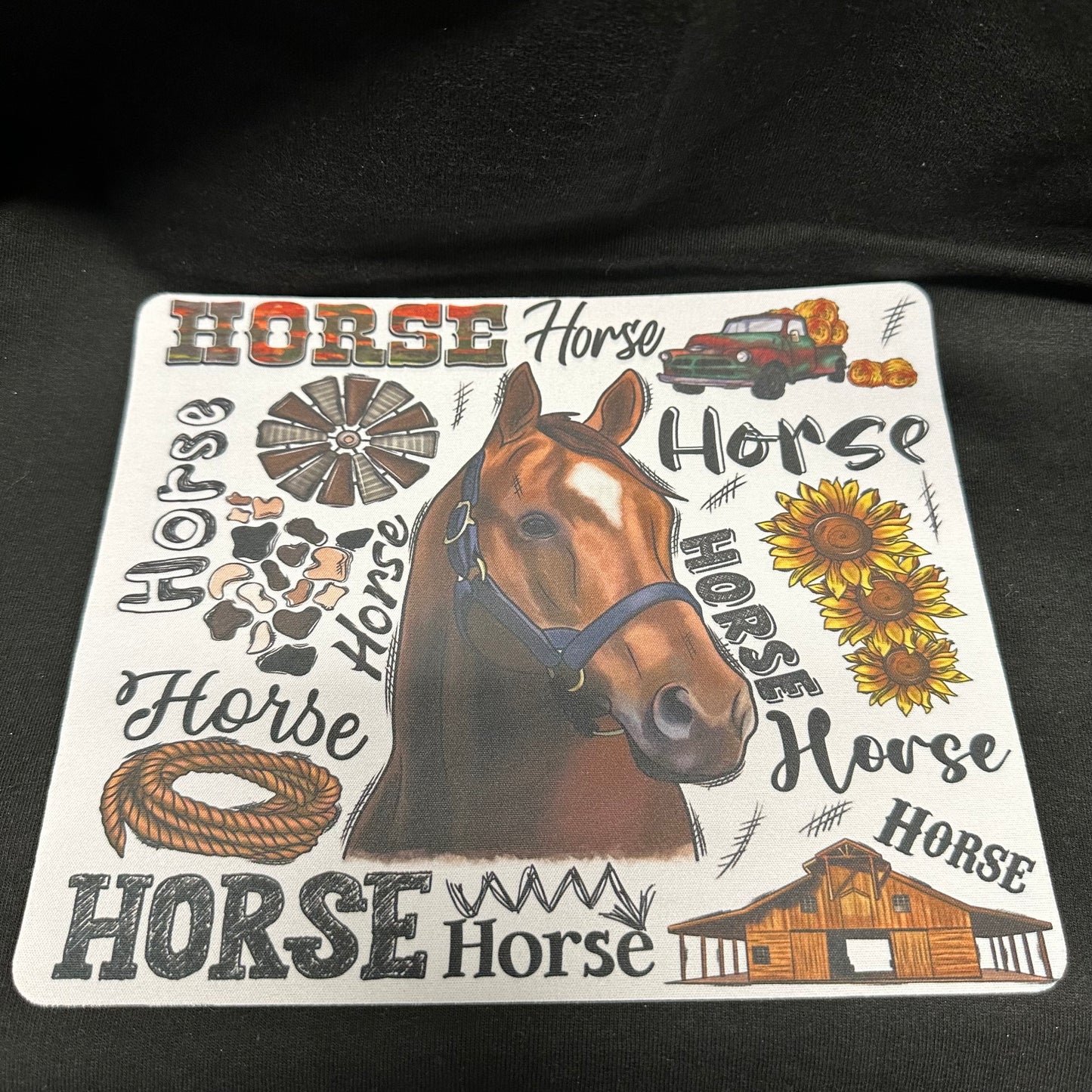9" x 8" - Horse Mouse Pad