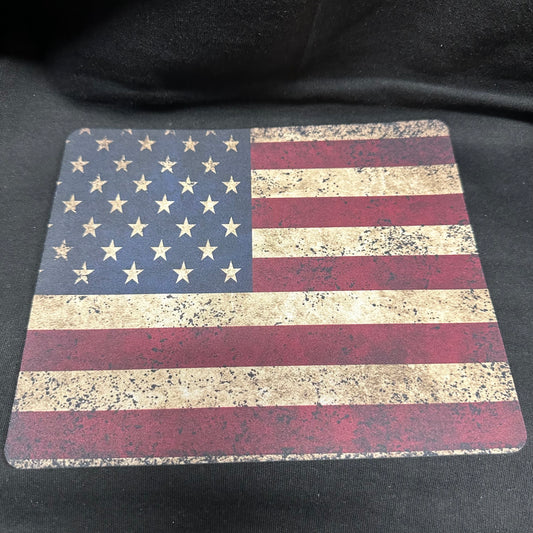 9" x 8" - American Flag Mouse Pad