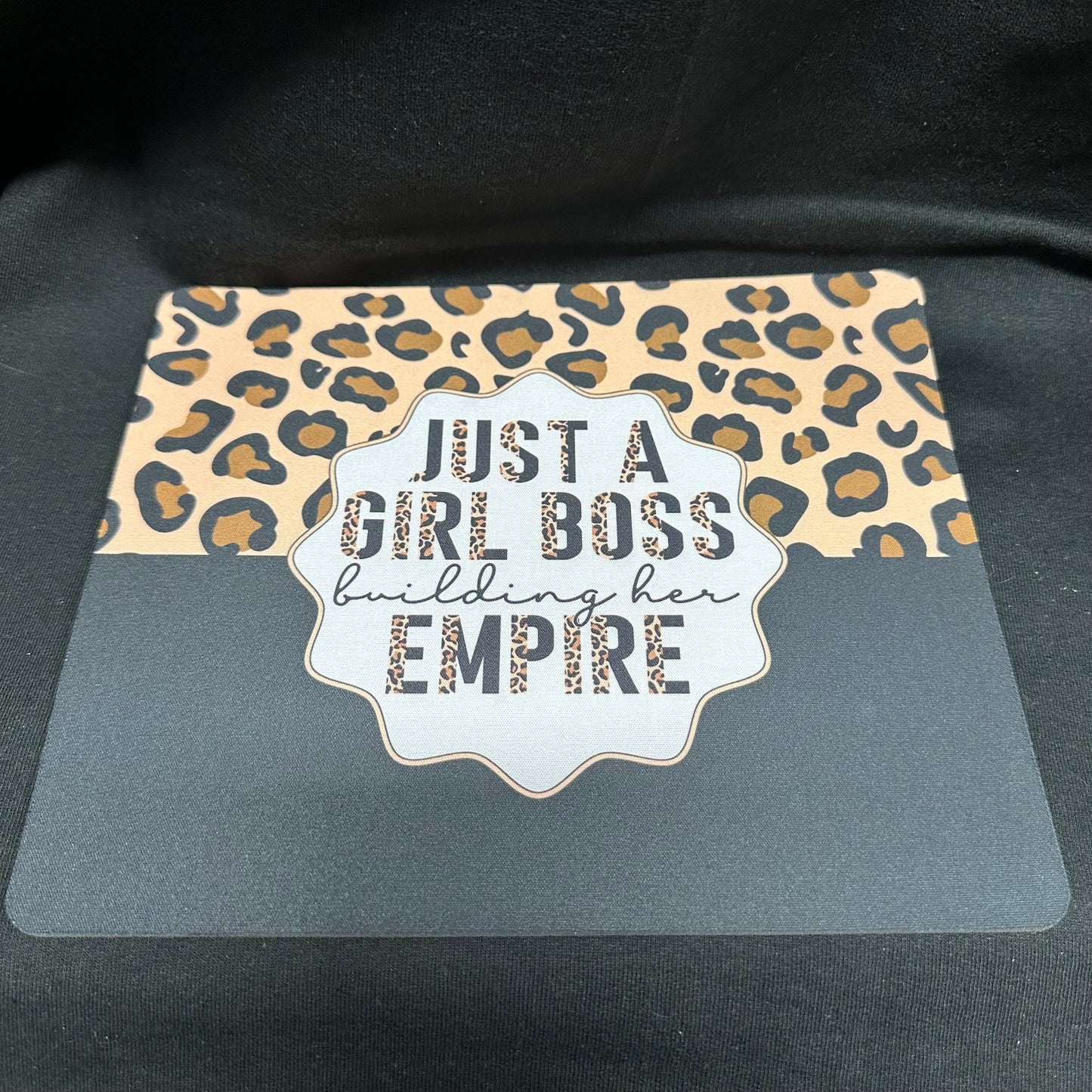 9" x 8" - Just a Girl Boss Mouse Pad