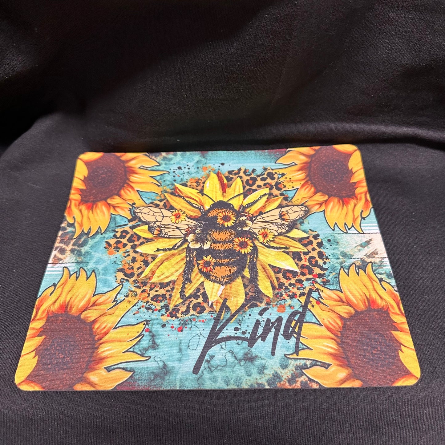 9" x 8" - Bee Kind Mouse Pad