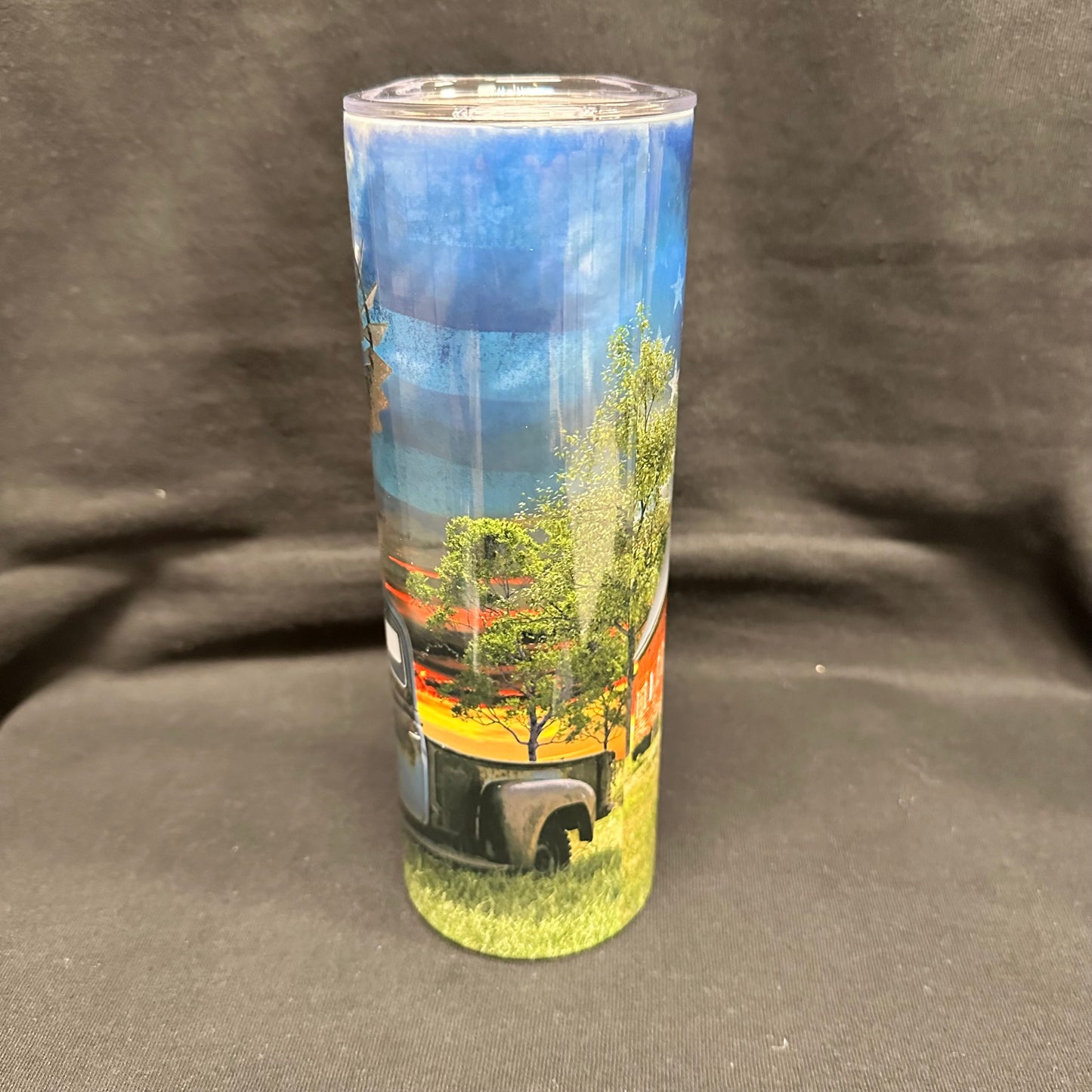 20 oz Skinny Tumbler - Old Truck & Barn