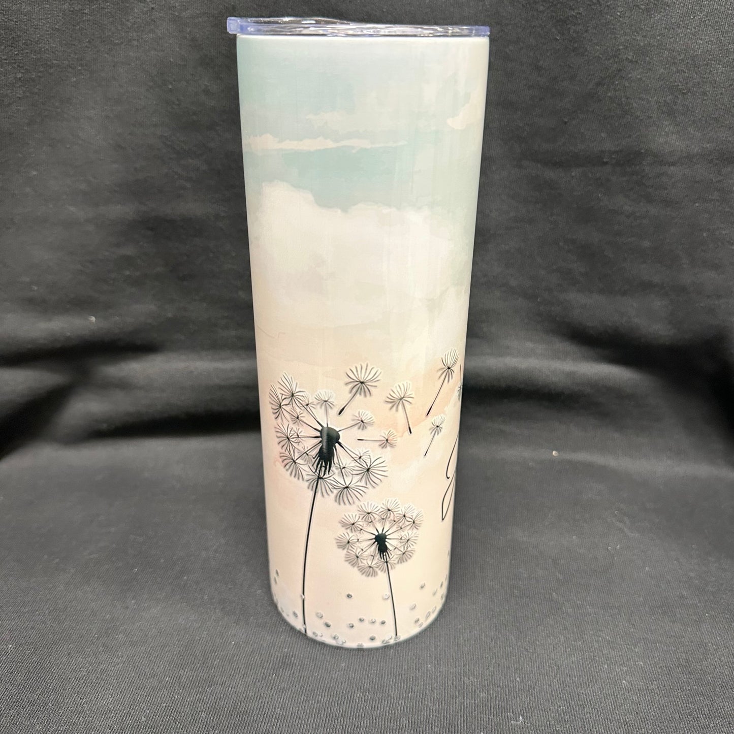 20 oz Skinny Tumbler - Just Breathe