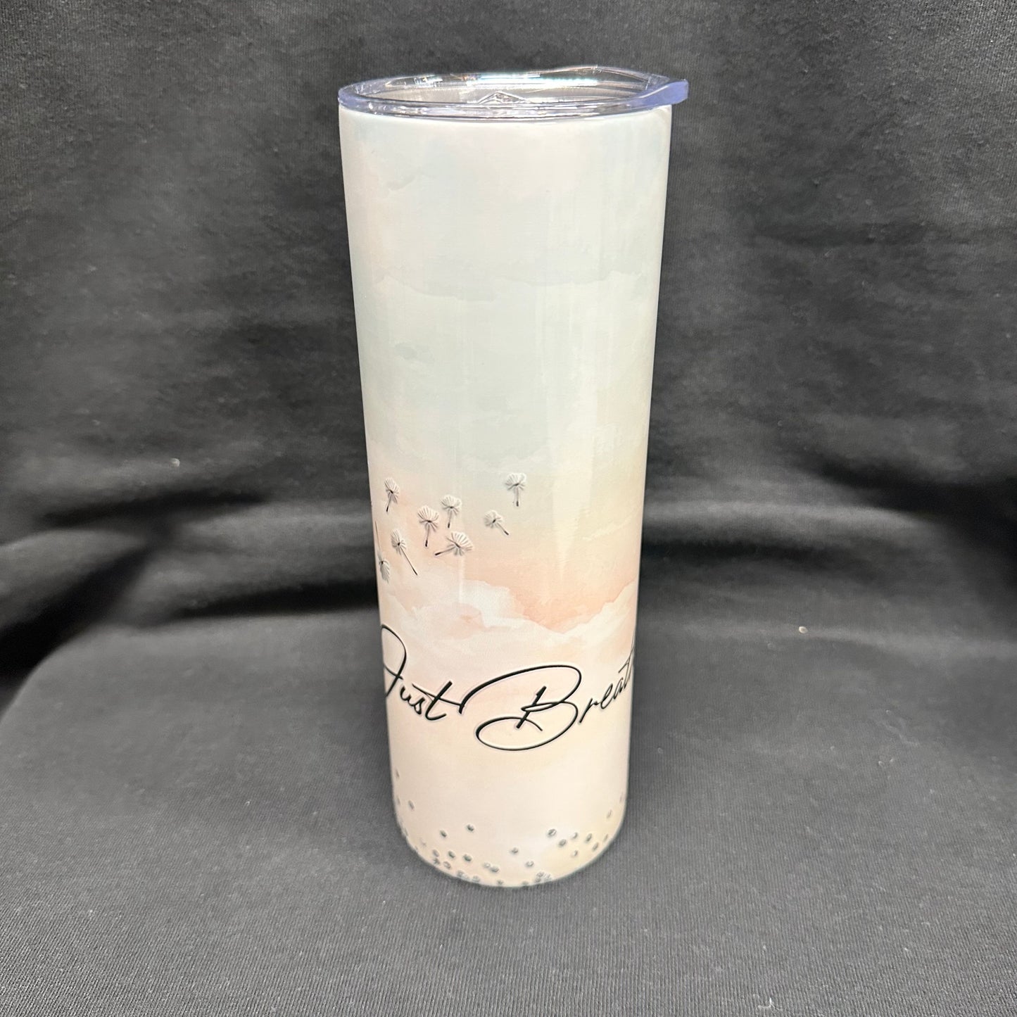 20 oz Skinny Tumbler - Just Breathe