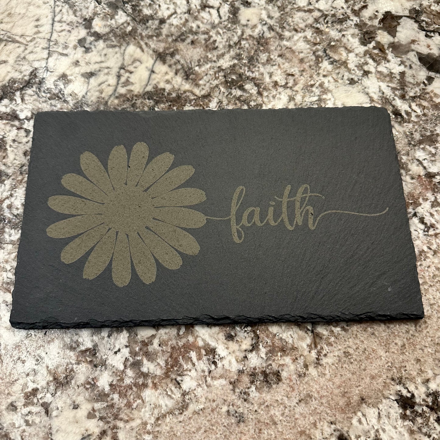 10" x 6" - Slate Kitchen Board - Daisy Faith