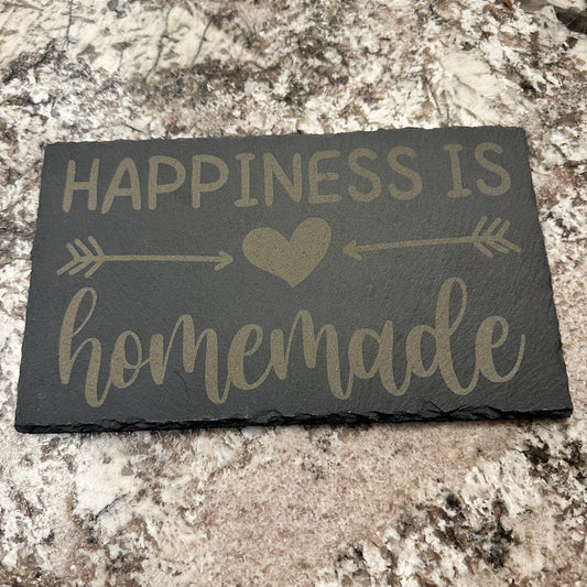 10" x 6" - Slate Kitchen Board - Happiness is Homemade