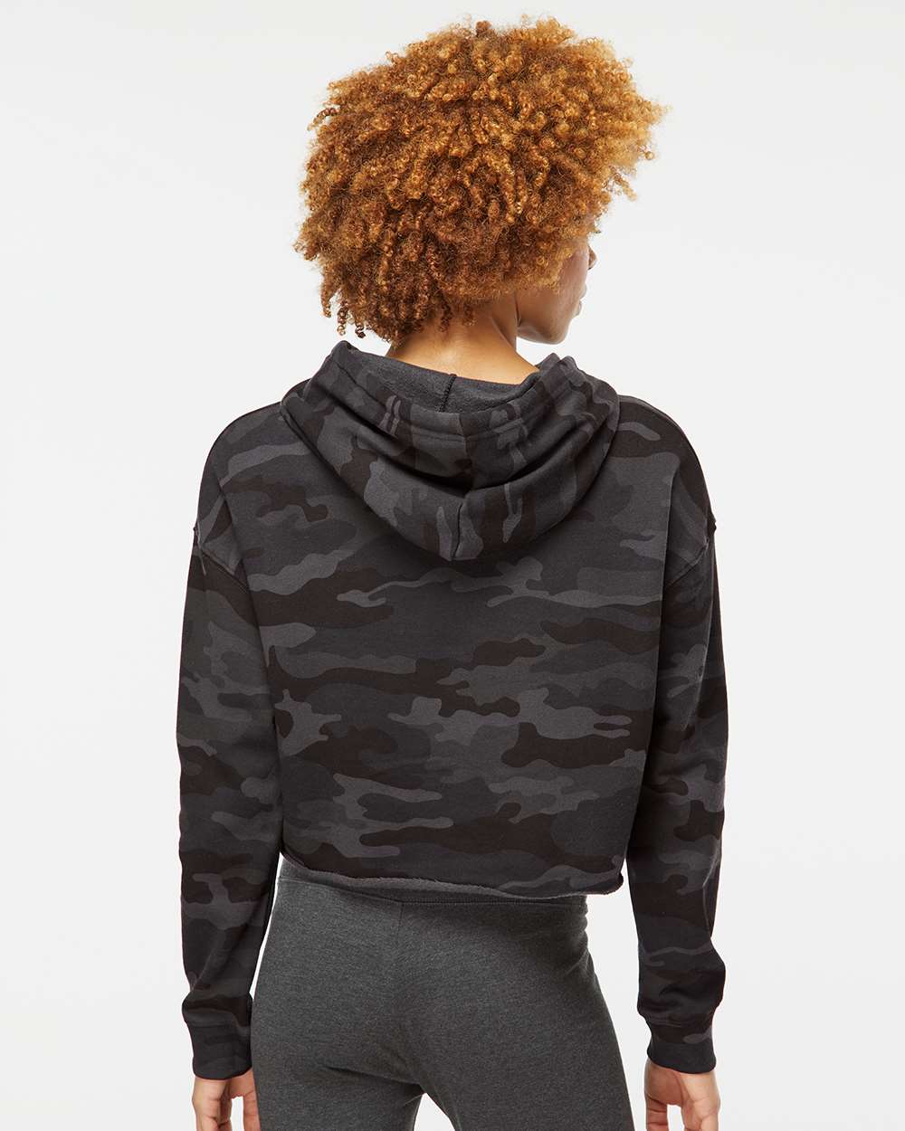 Independent Trading Co. - Women’s Lightweight Crop Hooded Sweatshirt