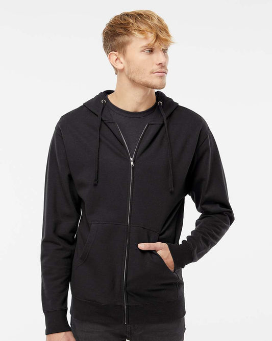 Independent Trading Co. - Midweight Full-Zip Hooded Sweatshirt