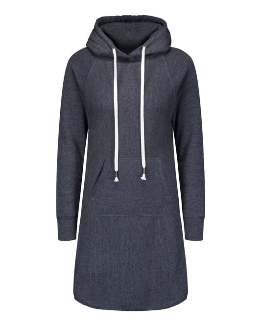 Hooded Sweatshirt Dress - by MV Sport